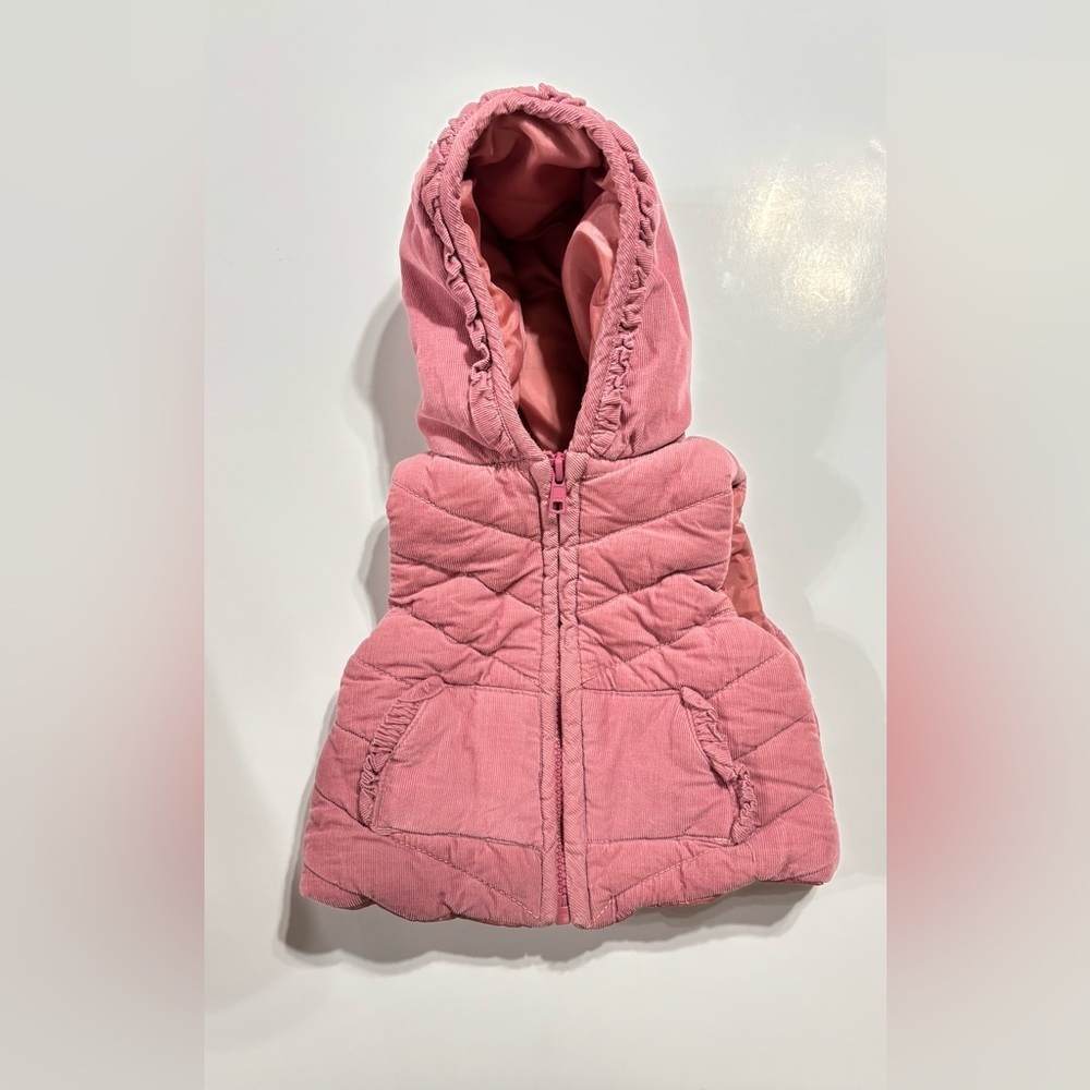 Aspen Pink Quilted Kids Vest‎